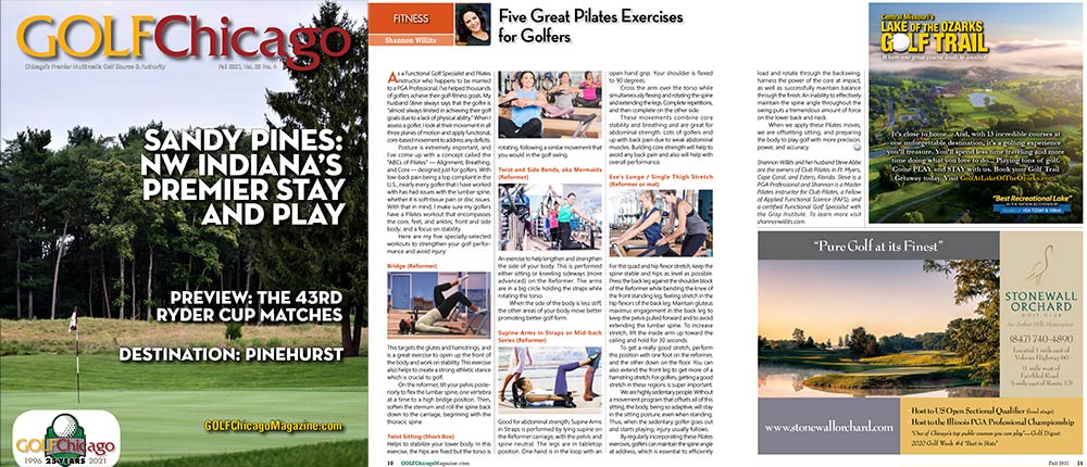Five Great Pilates Exercises for Golfers